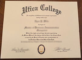 Utica College diploma