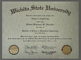 Read more about the article Buy a fake Wichita State University diploma online, order a fake WSU degree certificate