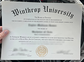 Read more about the article How to get a fake Winthrop University diploma fast?