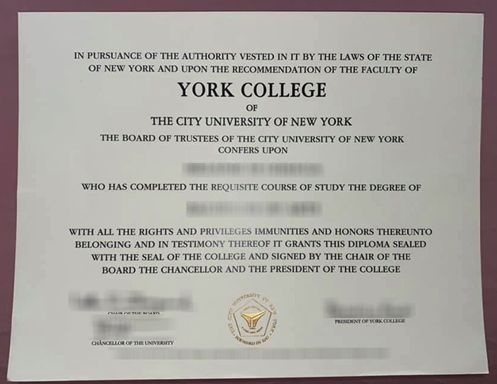 Read more about the article Where can I buy a York College of the City University of New York diploma?