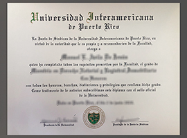 Read more about the article Interamerican University of Puerto Rico diploma sample, buy a UIPR diploma online