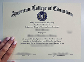 American College of Education degree