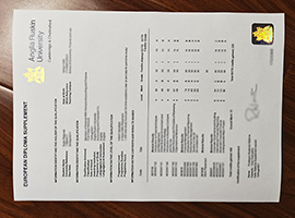 Anglia Ruskin University transcript