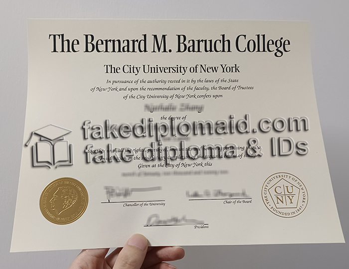 Baruch College degree