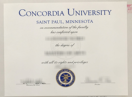 Concordia University at St. Paul diploma