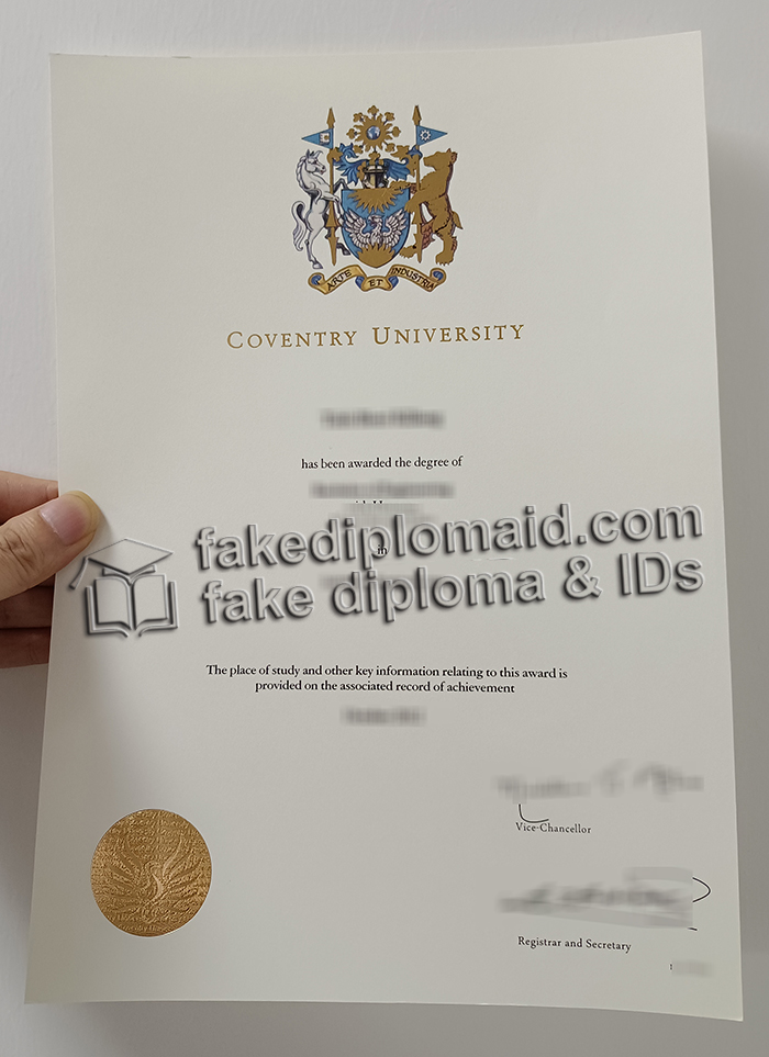 Coventry University diploma