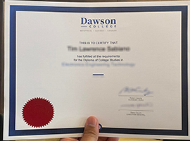 Dawson College diploma