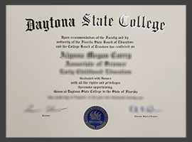 Daytona State College diploma