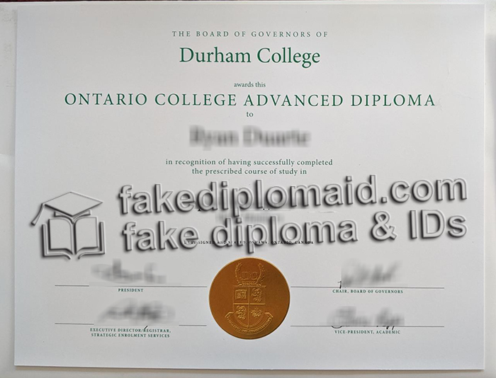 Durham College diploma