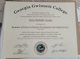 Read more about the article Georgia Gwinnett College diploma sample, buy fake GGC degree certificate
