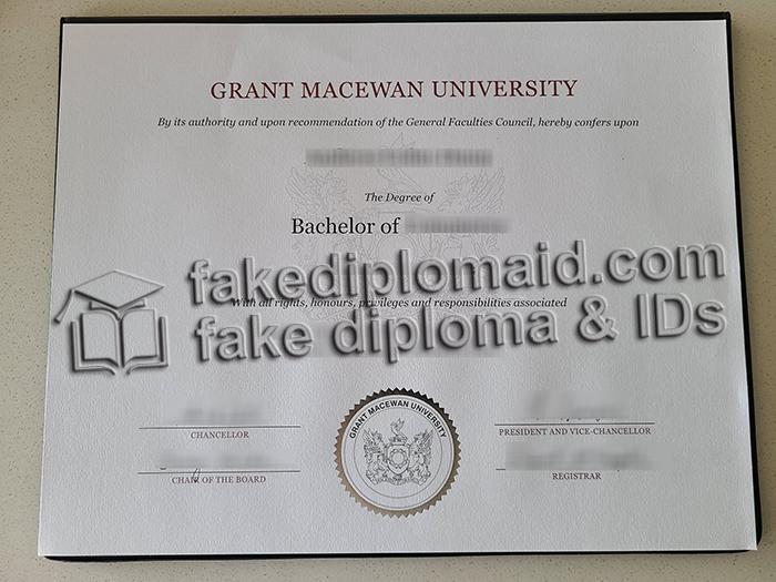 Grant MacEwan University degree