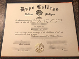 Read more about the article buy fake diploma online in USA, purchase a Hope College diploma online