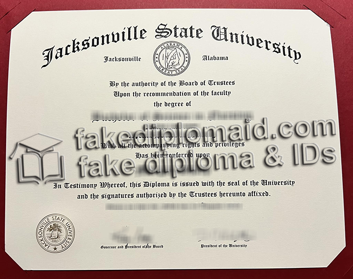 Jacksonville State University diploma