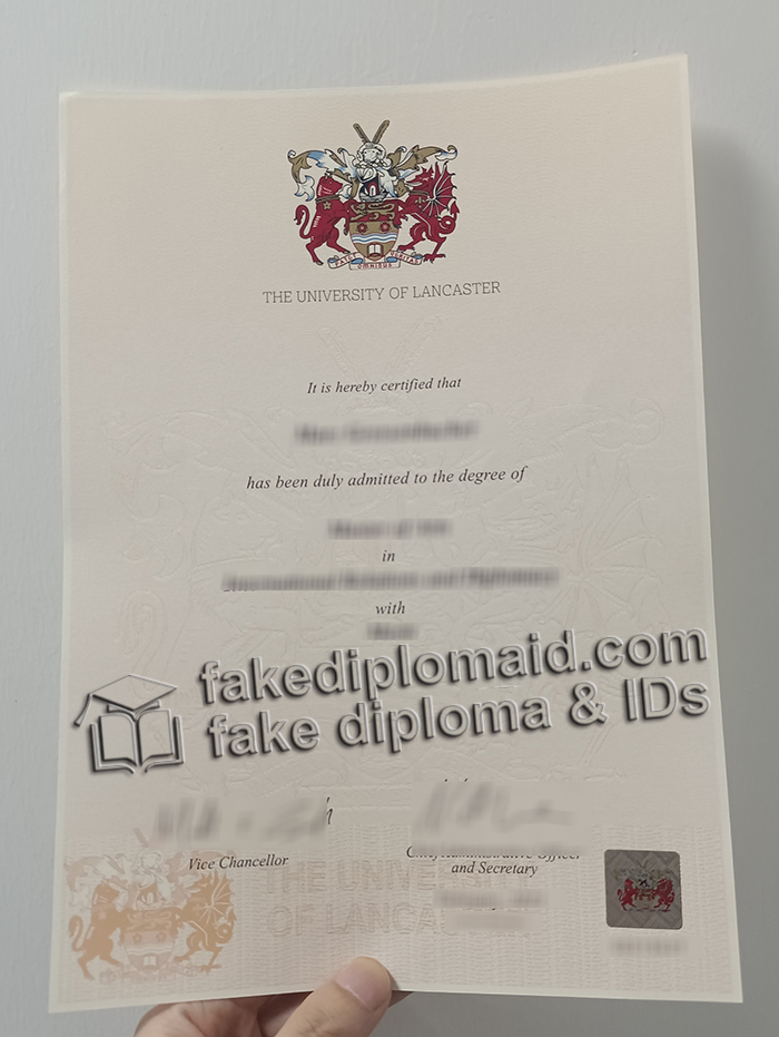 Lancaster University diploma