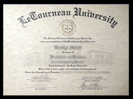 LeTourneau University diploma