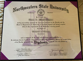 Northwestern State University diploma