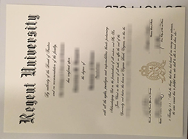 Regent University diploma