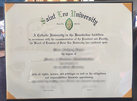 Saint Leo University diploma