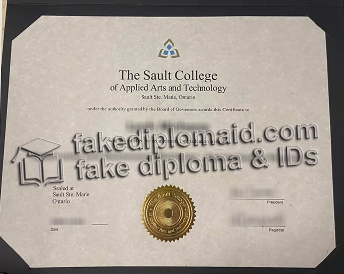 Sault College diploma