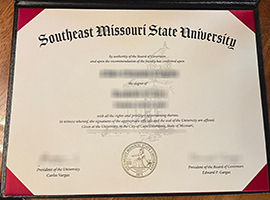 Read more about the article Southeast Missouri State University diploma sample, buy fake SEMO diploma online
