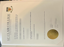 St. Clair College diploma