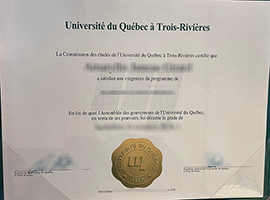 UQTR diploma, Université du Québec à Trois-Rivières diploma