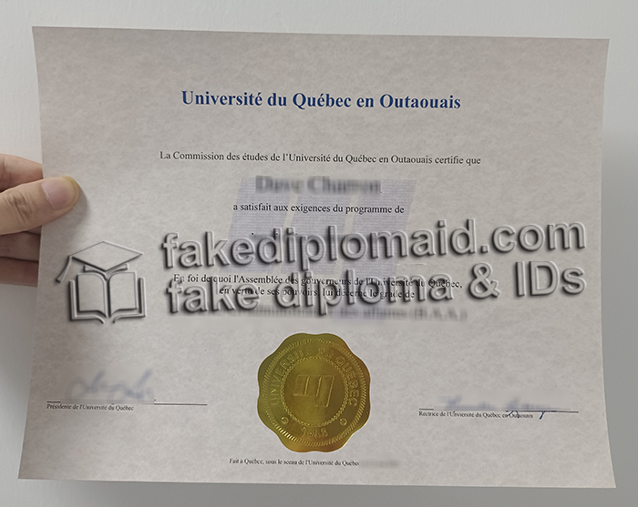 Université du Québec en Outaouais degree