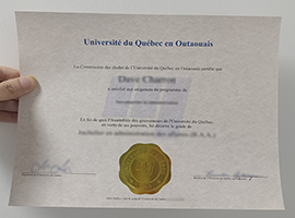 Read more about the article Université du Québec en Outaouais diploma sample, buy fake UQO degree certificate