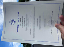 University of Iceland diploma