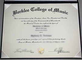 Berklee College of Music diploma