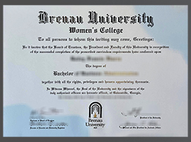 Brenau University diploma