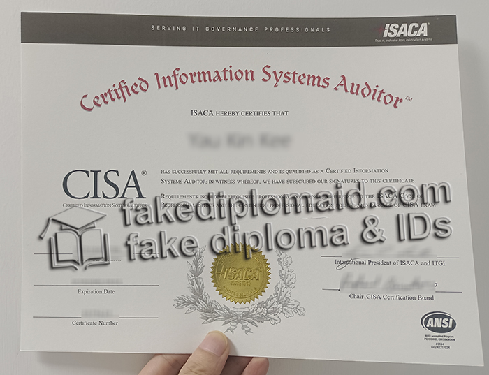 CISA certificate