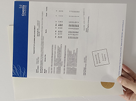 Coventry University transcript and diploma