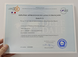 DALF C1 diploma