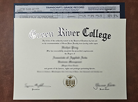 Green River College diploma and transcript