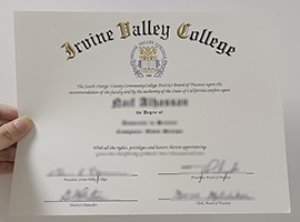 Irvine Valley College diploma, IVC degree