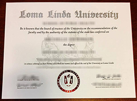 Loma Linda University diploma