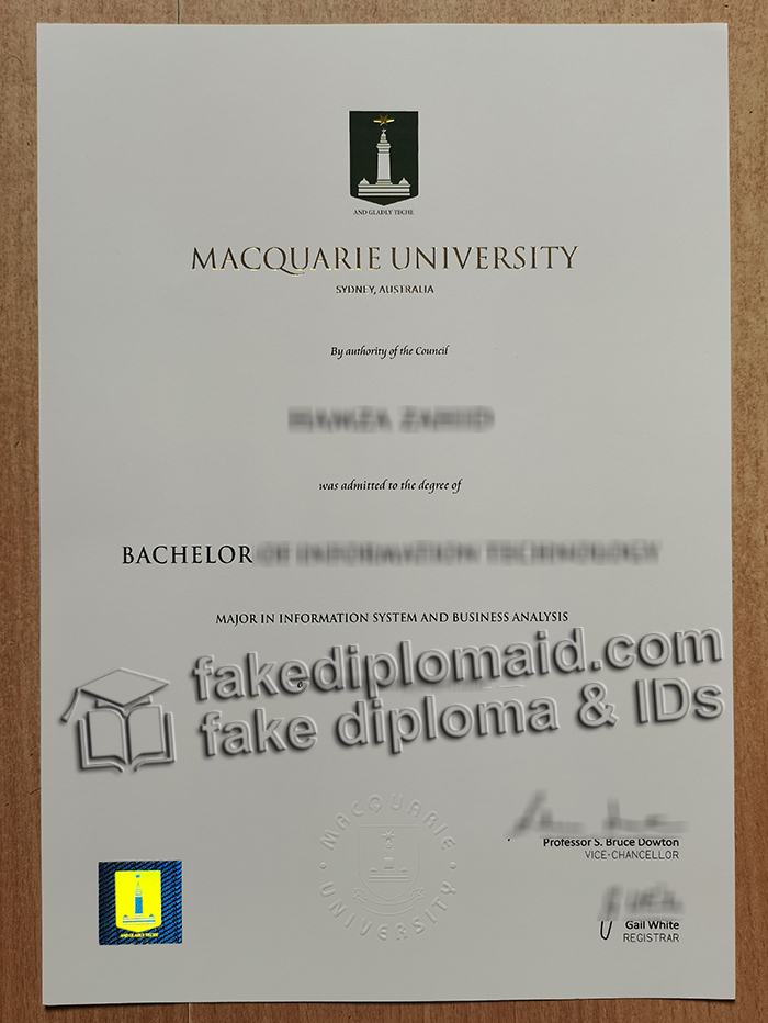 Macquarie University degree