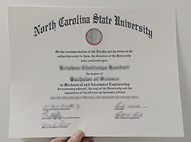 Read more about the article North Carolina State University diploma smaple, buy fake NCSU degree online