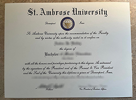 Read more about the article How to get St. Ambrose University diploma in 3 days?