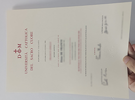Read more about the article Università Cattolica del Sacro Cuore diploma sample, buy fake UCSC degree certificate