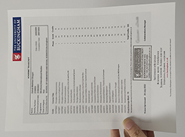 University of Buckingham transcript