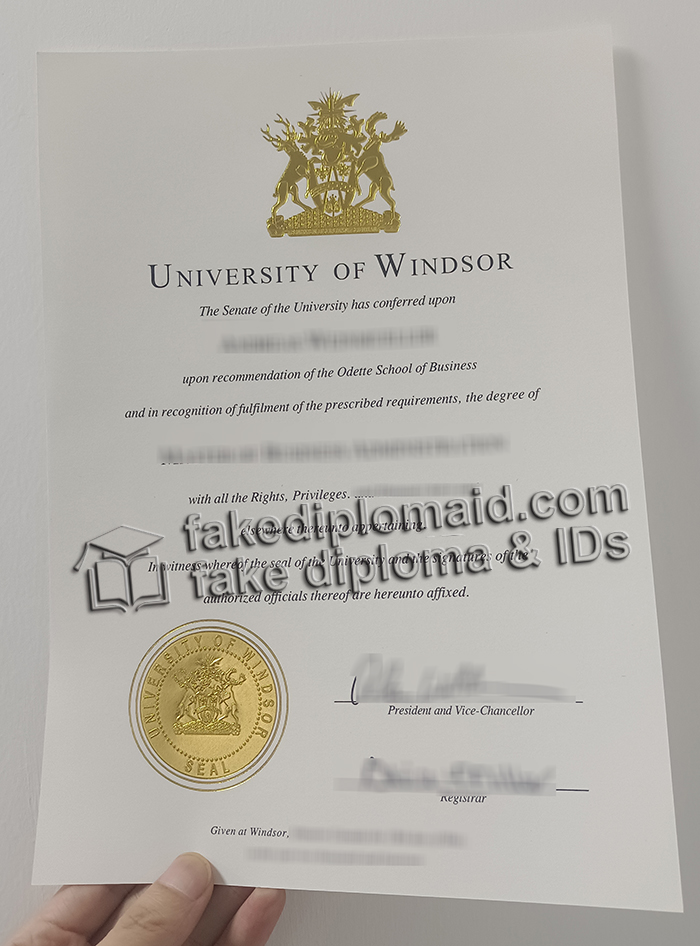 University of Windsor diploma