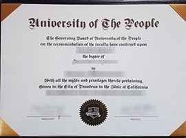 University of the People diploma