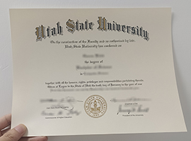 Utah State University diploma