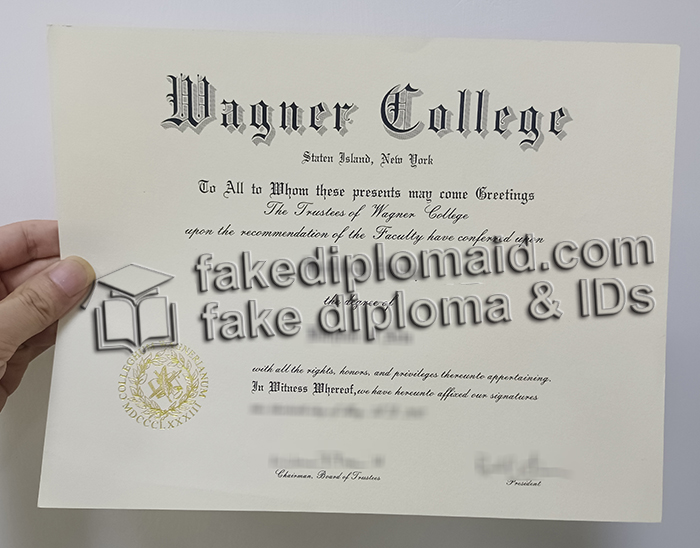 Wagner College diploma