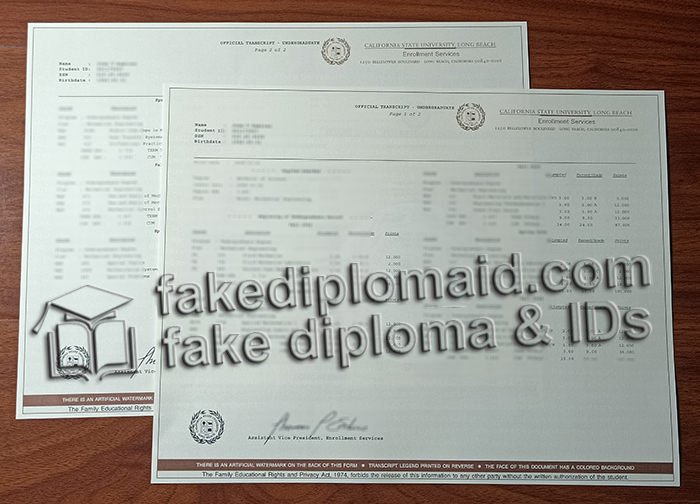 How Safety To Buy CSULB Transcript 