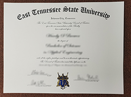 Read more about the article East Tennessee State University diploma sample, buy fake ETSU degree