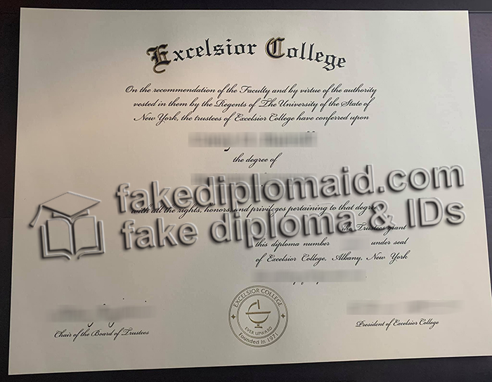 Excelsior College diploma