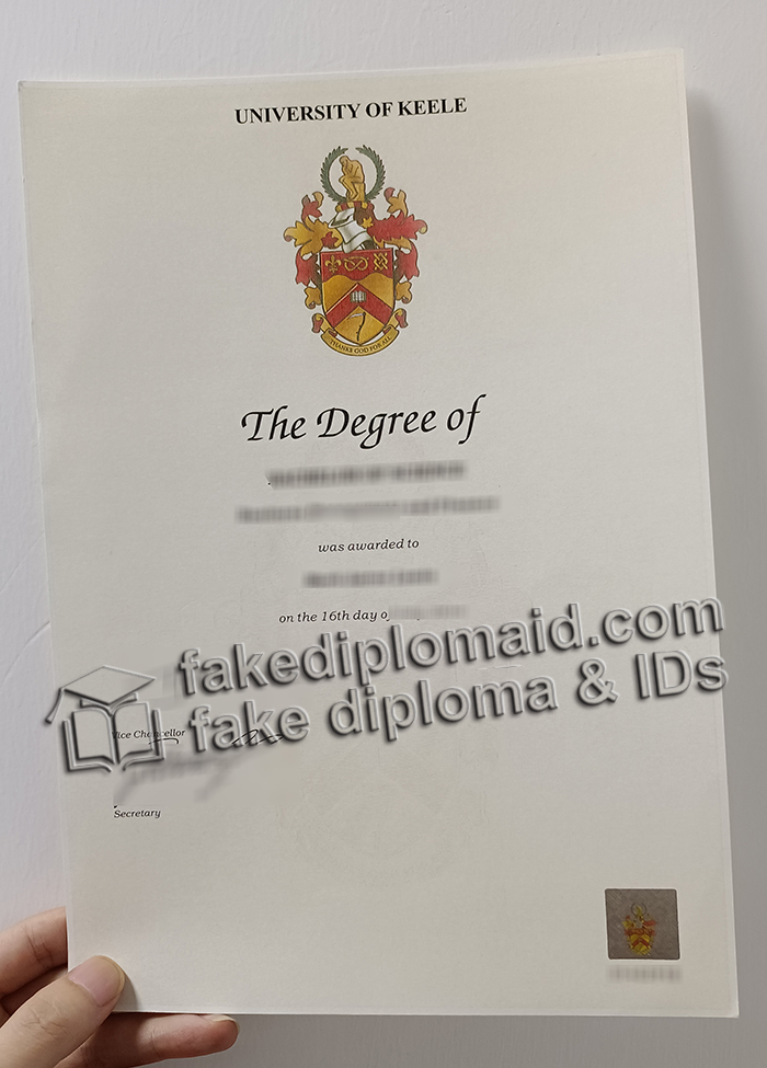 Keele University diploma